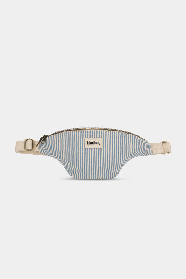 Olivia Blue Stripe Belt Bag