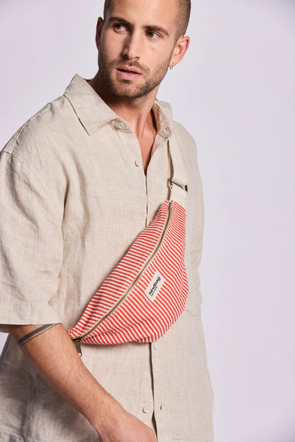 Sac banane Olivia Rayures rouge