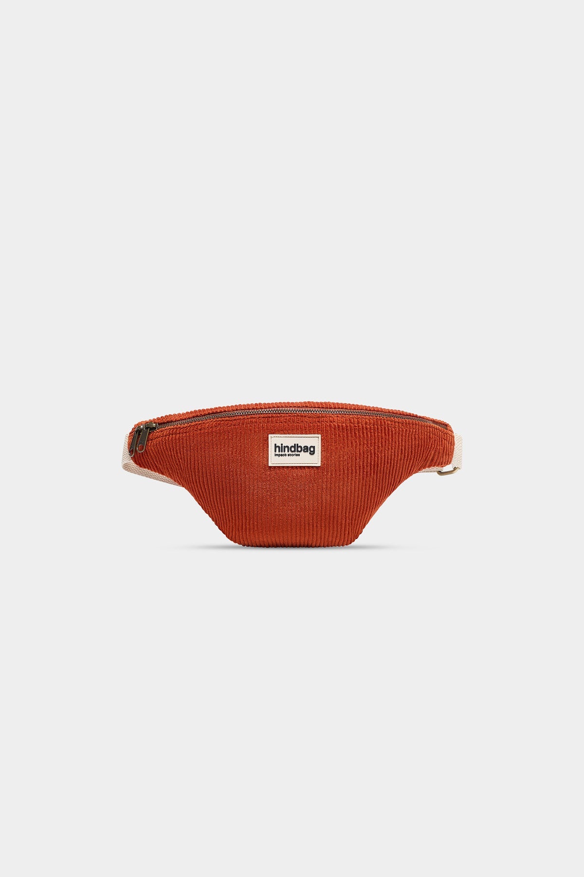 Sac banane Olivia Velours Brique