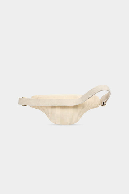 Sac banane Olivia Velours Beige