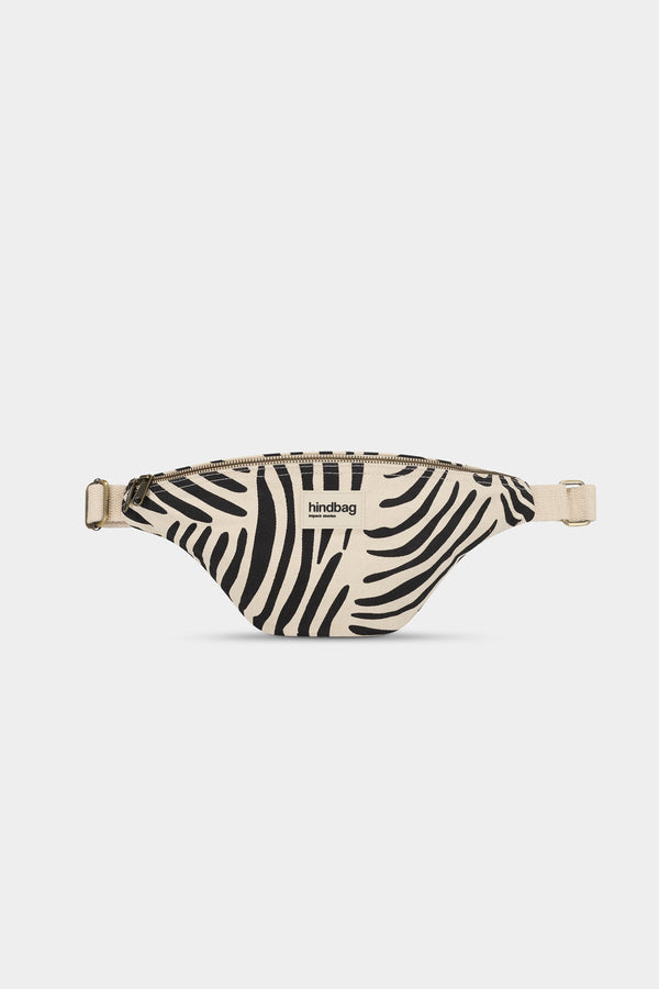 Olivia Ecru Zebra Bum Bag