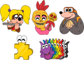 Banjo Kazooie Pin Set (Friends)