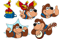 Banjo Kazooie Pin Set (Banjo)