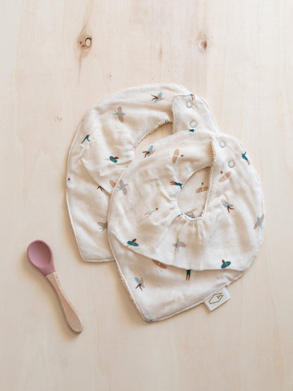 Lot de 2 bavoirs bandana - MAEL