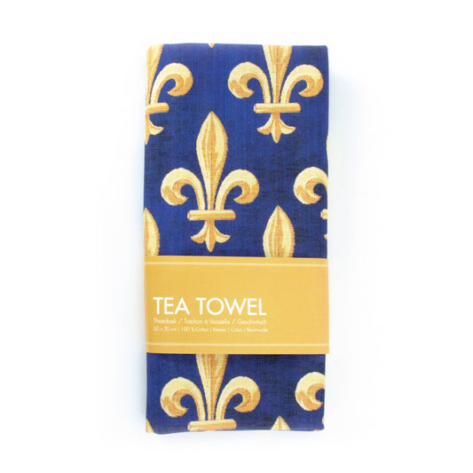 Fleur de Lys Tea Towel