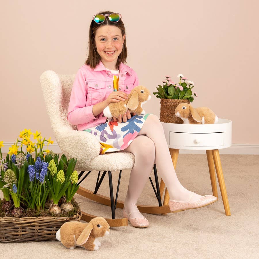 Beige Lop Rabbit Plush Toy – 23 cm