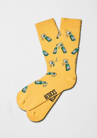 BeBeer Moutarde - Chaussettes 100 % coton biologique