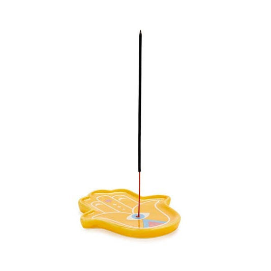 Yellow Lucky Hand Incense Holder