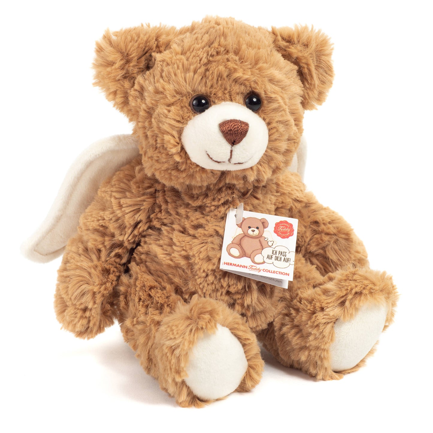 Pluche knuffelbeer, een beschermengel.