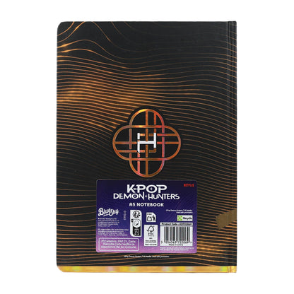 KPop Demon Hunters - A5 Notebook - Gold