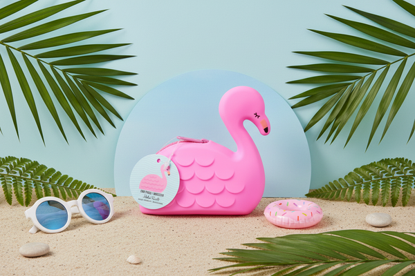 Porte Monnaie Silicone Flamant Rose Helio Ferretti Vue 2