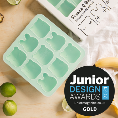 Ice cube tray/Freeze &amp; Bake Poddies mold - Mint