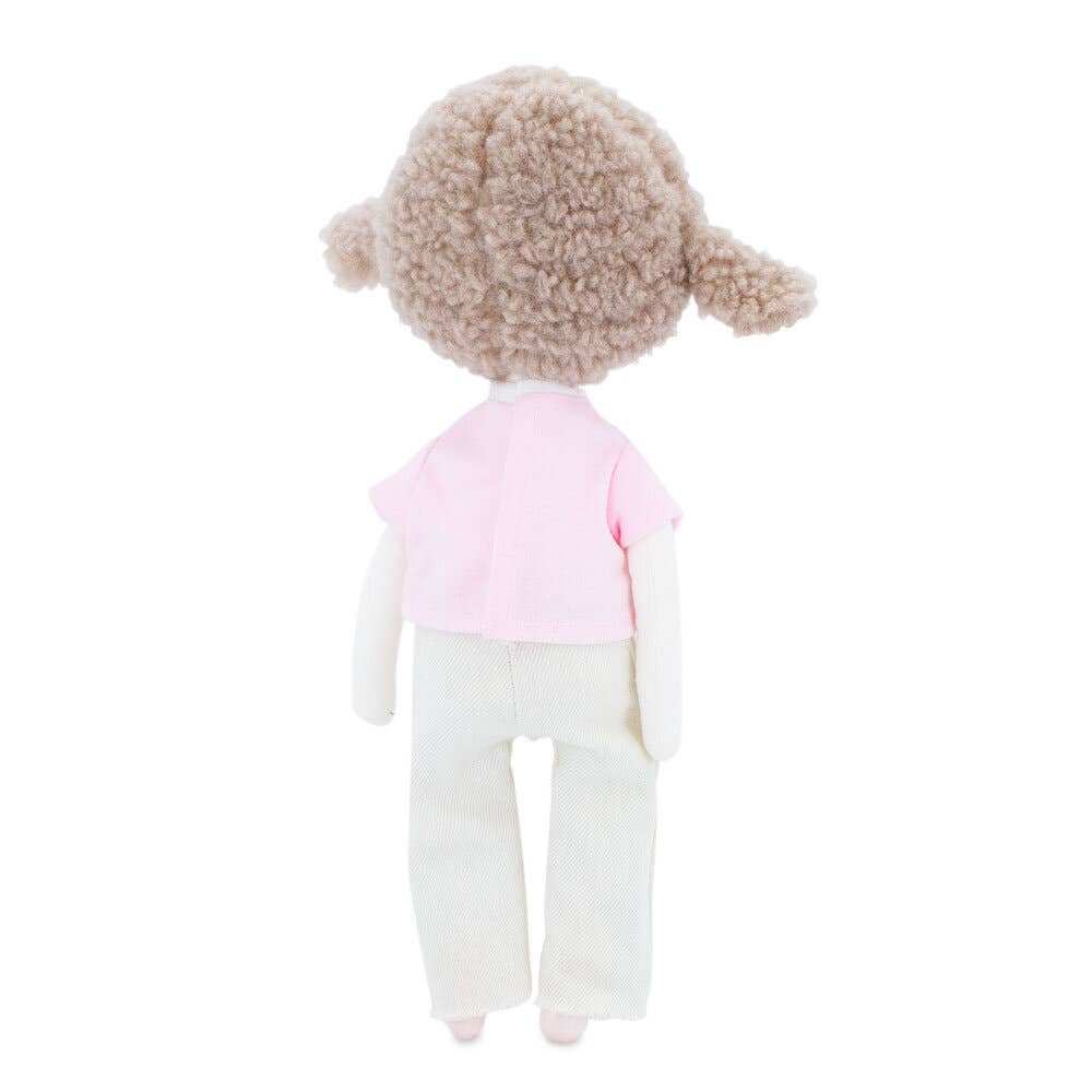 CADEAUPAKKET: Pluche knuffel Zoe het Schaap met spijkerbroek + zeemeerminstaart