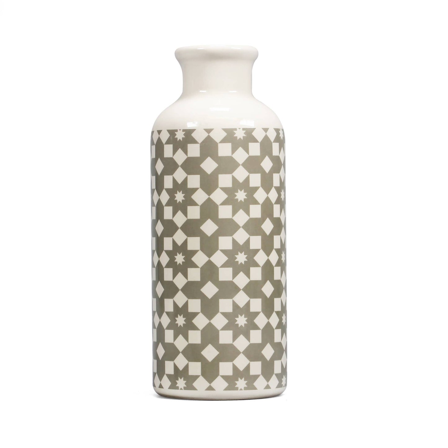 Design Tiles ceramic vase, gray