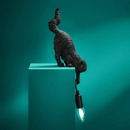 Lampe de table Chat Chichi, Noir