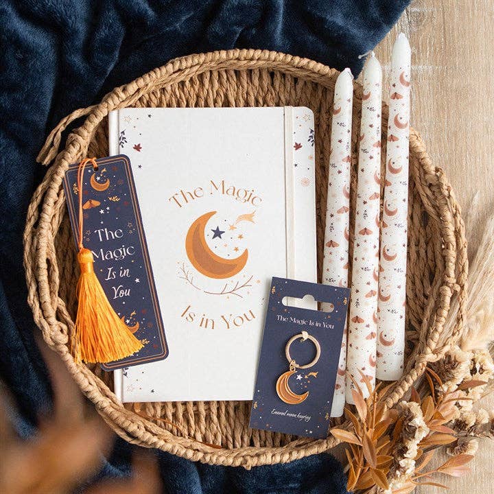 Sleutelhanger met herfstmagische maan