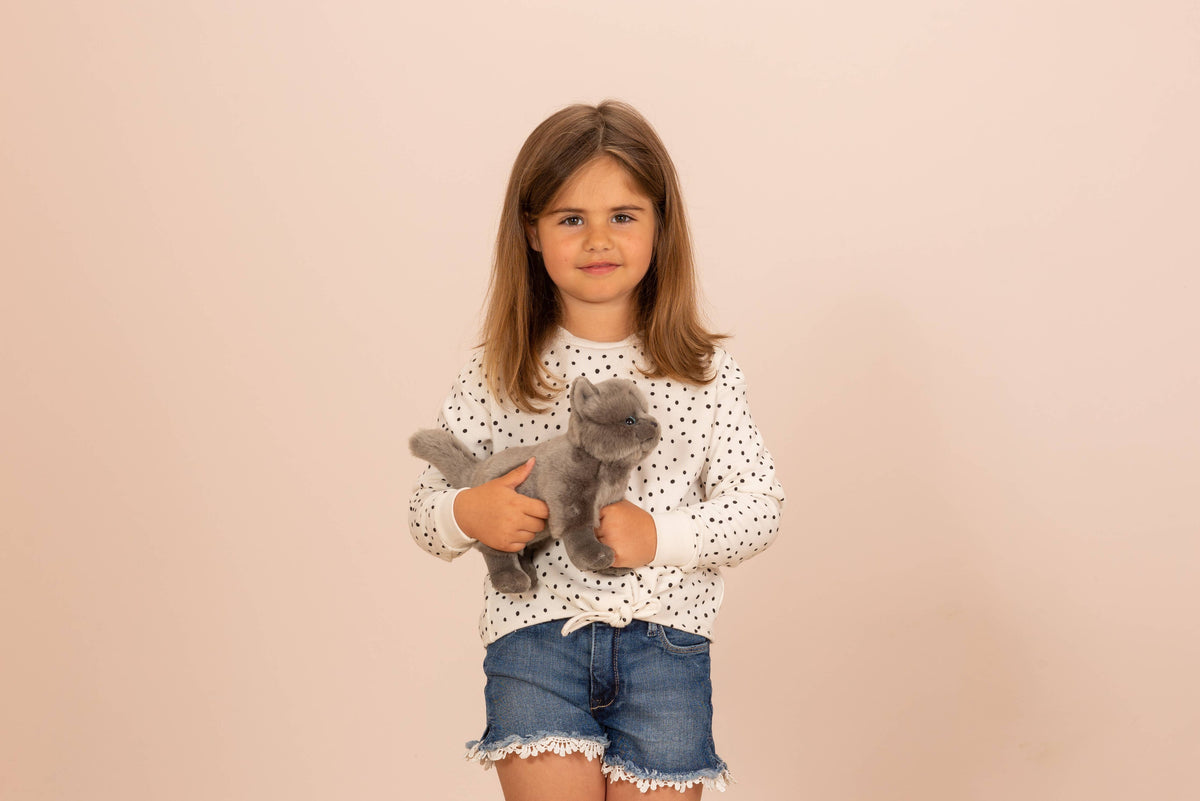 Standing Chartreux Cat Plush