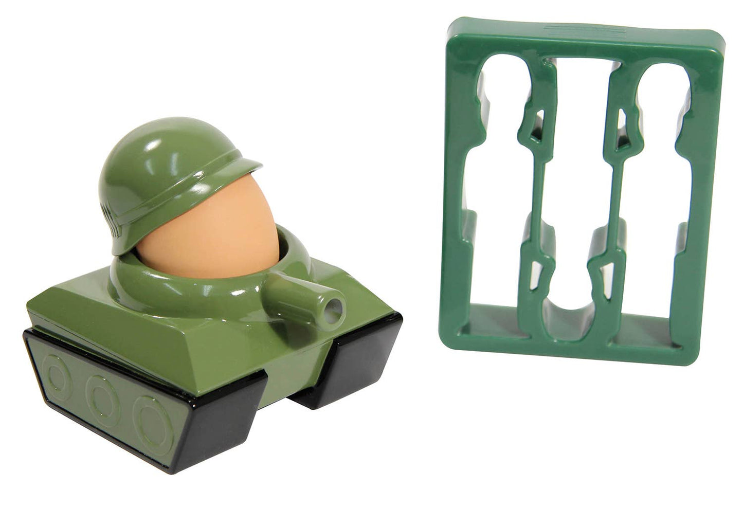 EggSplode 3-piece egg cup and bread slicer set