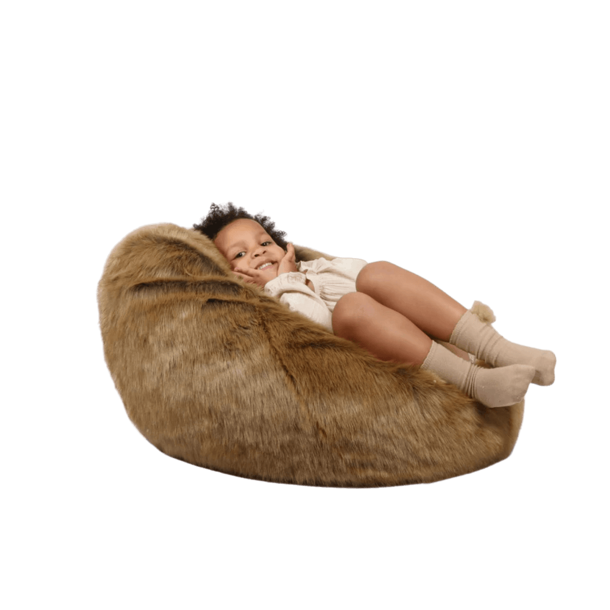 Wild & Soft Hare pouffe for children