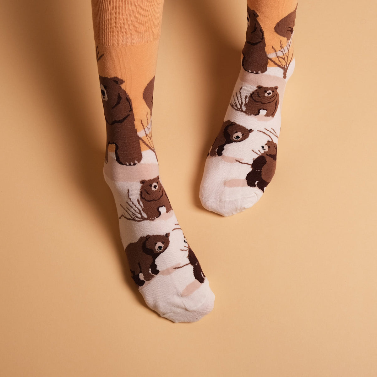 Chaussettes Ours Brun