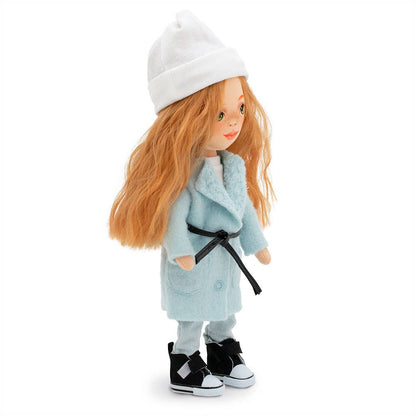 Poupée Sunny en manteau menthe - 32 cm