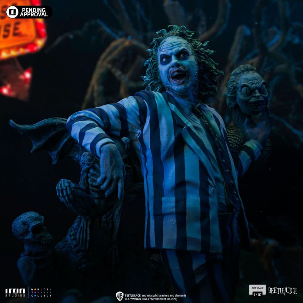 Beetlejuice Statue - Beetlejuice Beetlejuice - Art Scale 1/10 - Iron Studios