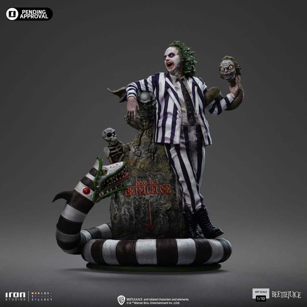 Beetlejuice Statue - Beetlejuice Beetlejuice - Art Scale 1/10 - Iron Studios