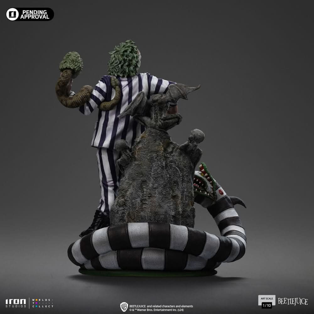 Beetlejuice Statue - Beetlejuice Beetlejuice - Art Scale 1/10 - Iron Studios