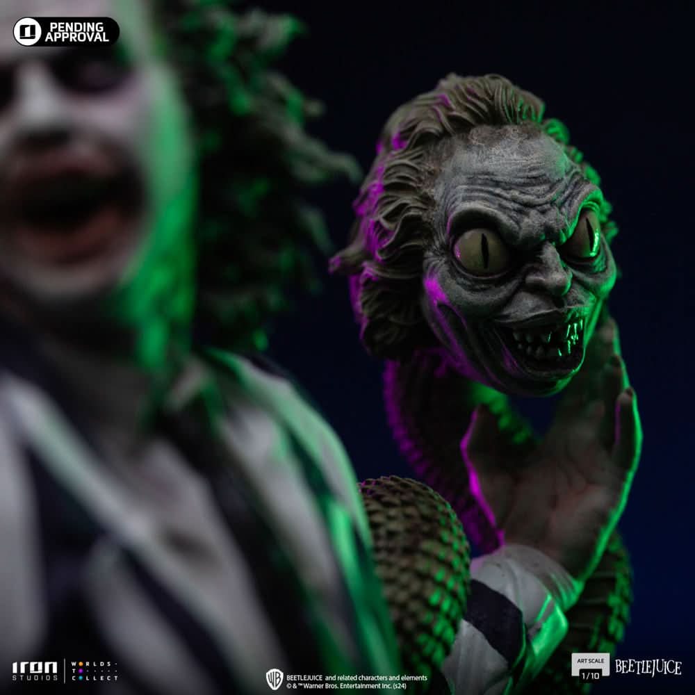 Beetlejuice Statue - Beetlejuice Beetlejuice - Art Scale 1/10 - Iron Studios