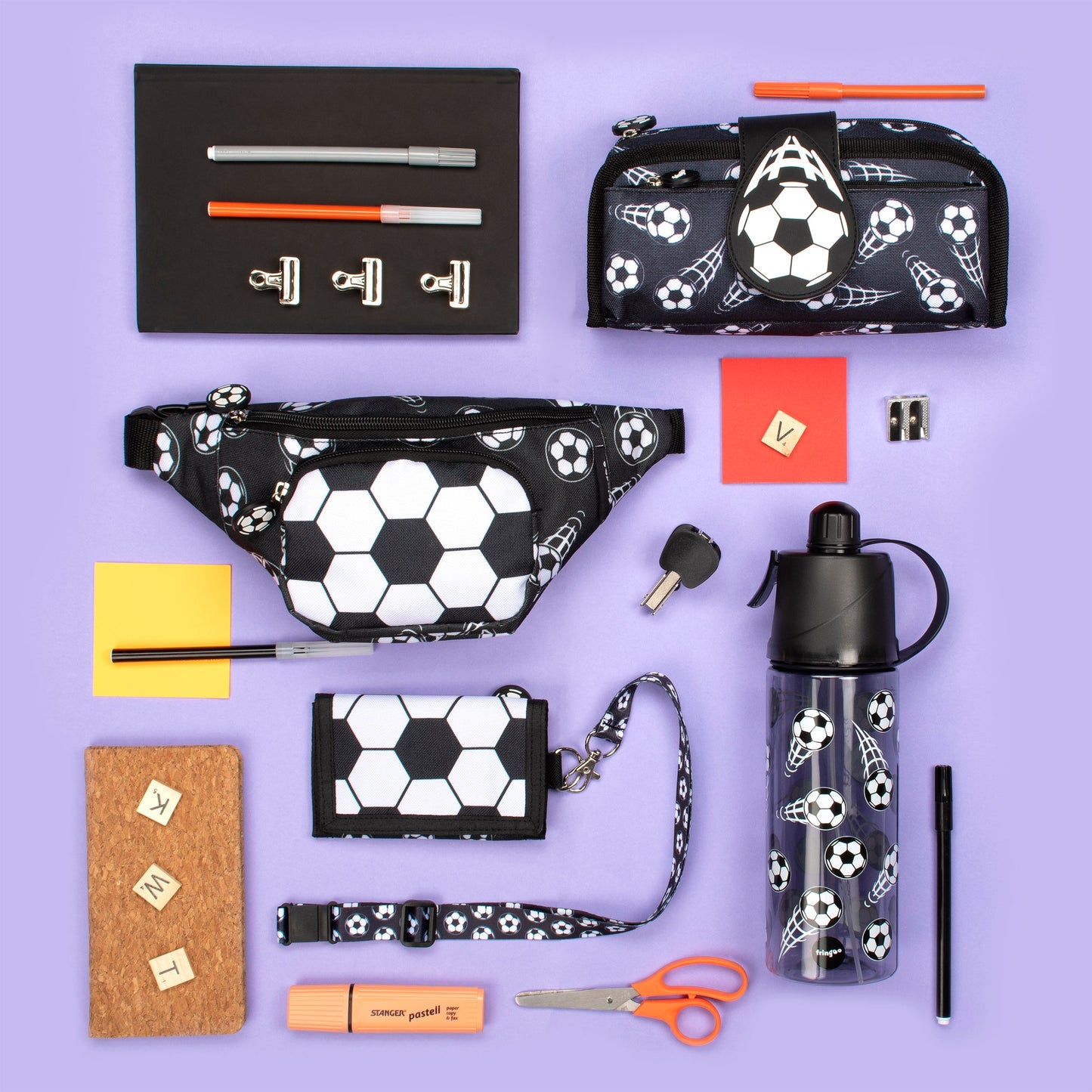 Sac Banane - Football Noir