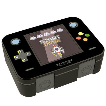 Lunchbox with Compartments, Lightweight & Leak-proof - Game Black