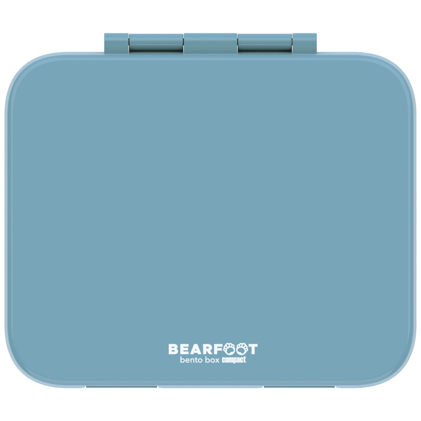Lunch box with compartments, lightweight & leak-proof - blue