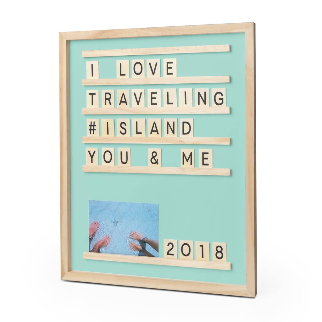 Tableau lettres et photos Souvenirs