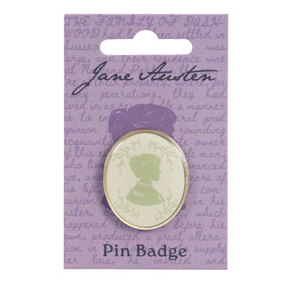 Jane Austen Pin - Silhouette