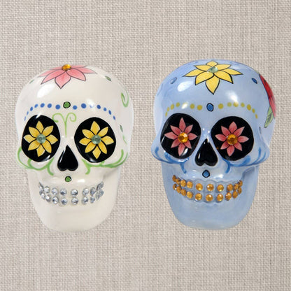 Day of the Dead Skull Salt and Pepper Shaker Set