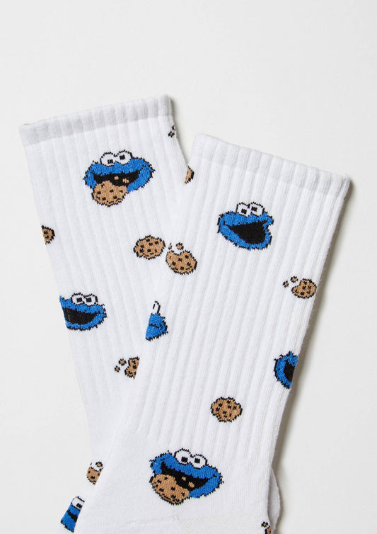 Chaussettes BeSesameStreet Cookie Monster Full Street