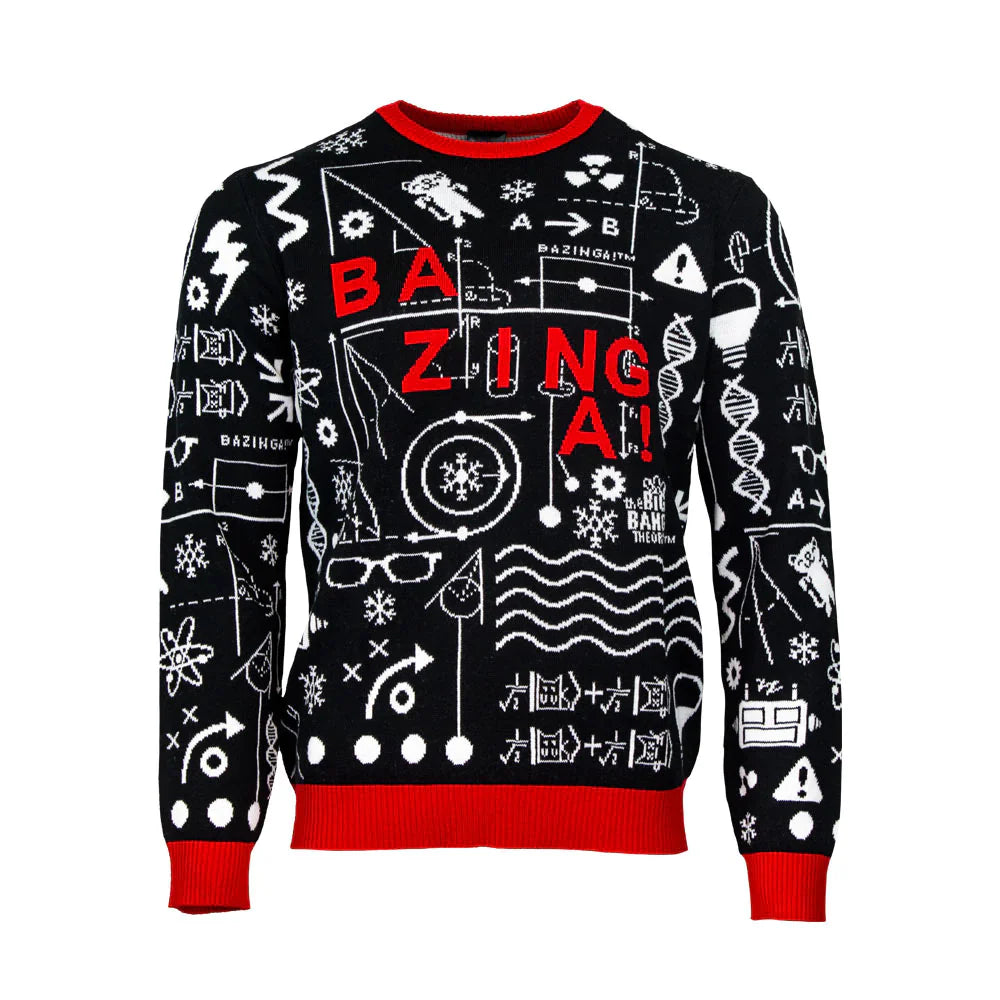 De Big Bang Theory kersttrui - Bazinga