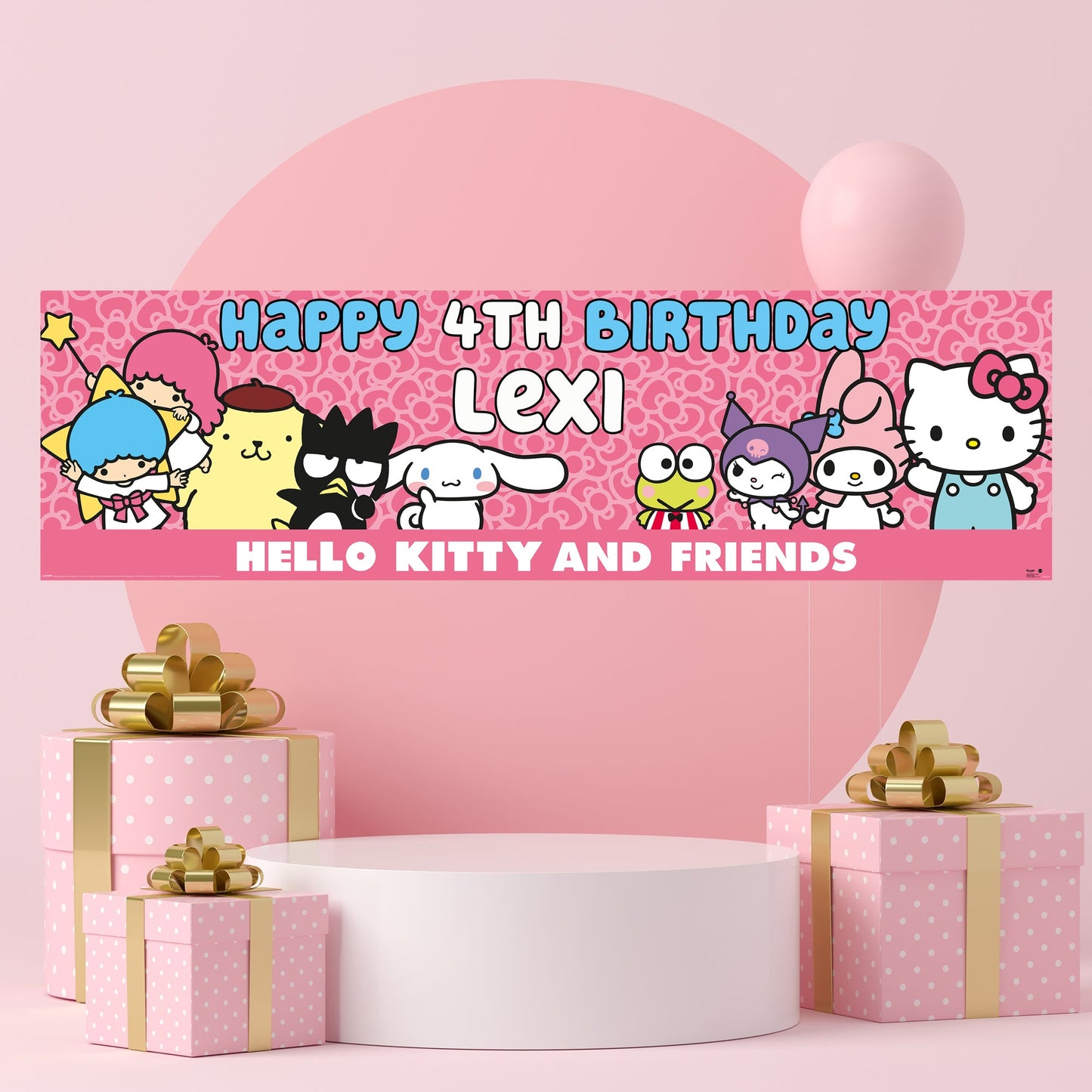 Hello Kitty Birthday Banner