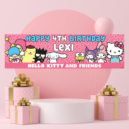 Hello Kitty Birthday Banner