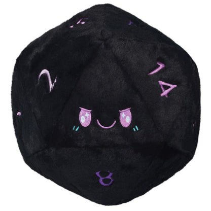 Peluche Squishable – Dé D20 Noir