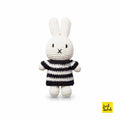 Peluche en Crochet Lapin Miffy - Robe Stripes Noire
