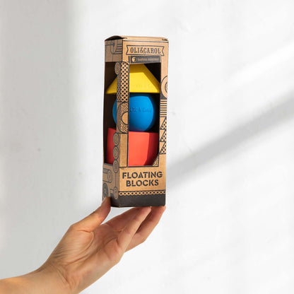 3 Figurines géométriques Blocs de jeu à empiler pour bébés Couleurs de base