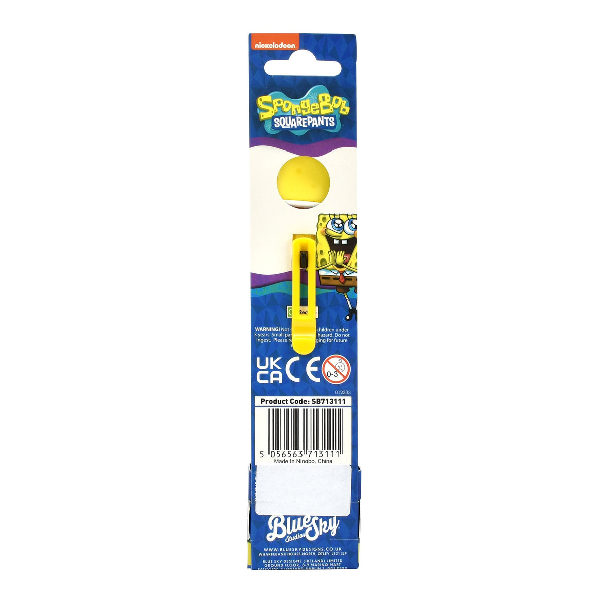 Stylo multicolore Bob l'Éponge – autre angle
