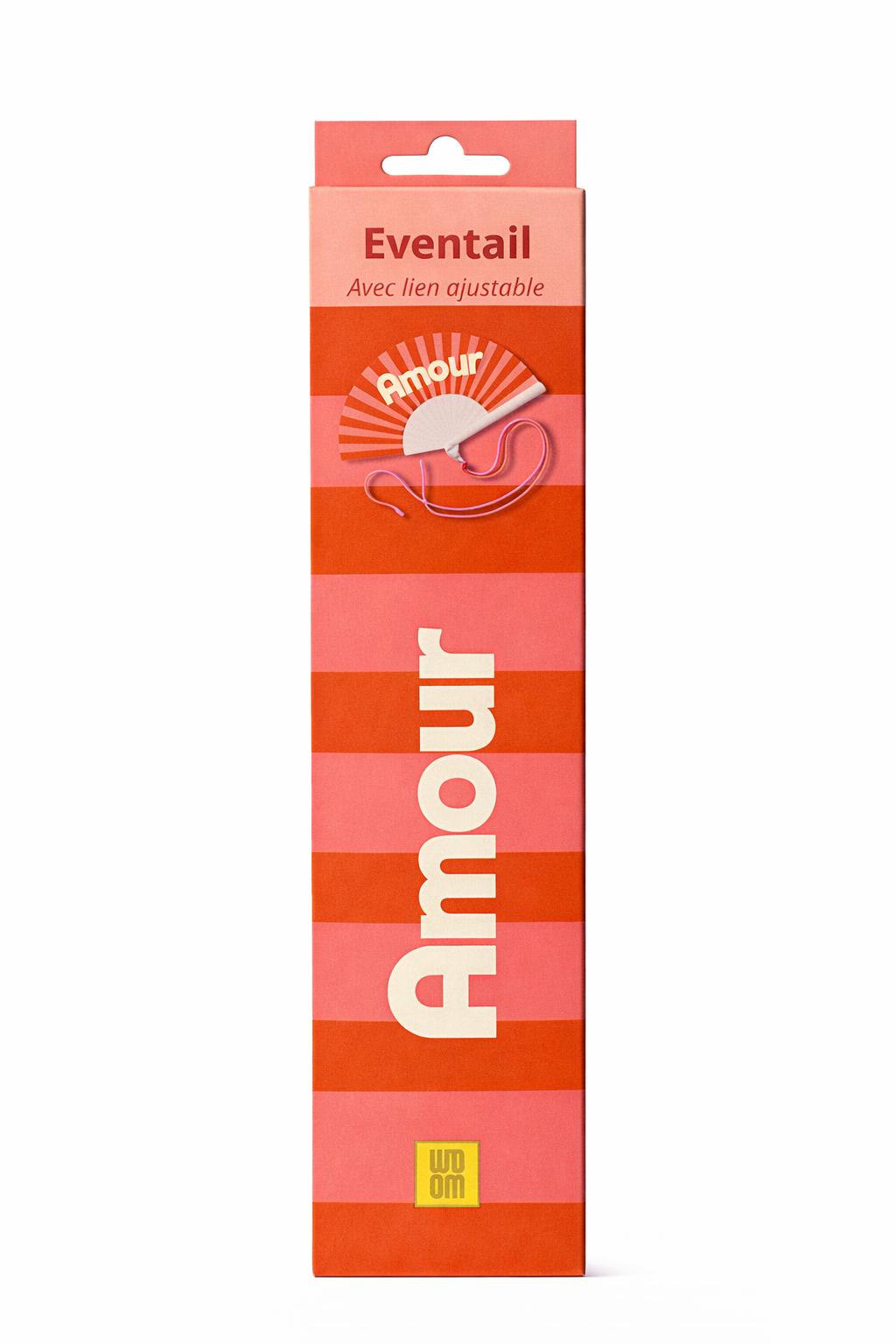 Fan with Shoulder Strap – Love