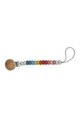 Bonbon Schnullerkette aus Silikon Rainbow