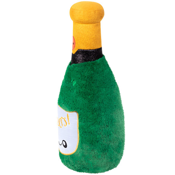 Peluche Mini Boozy Buds Squishable – Bouteille de Champagne