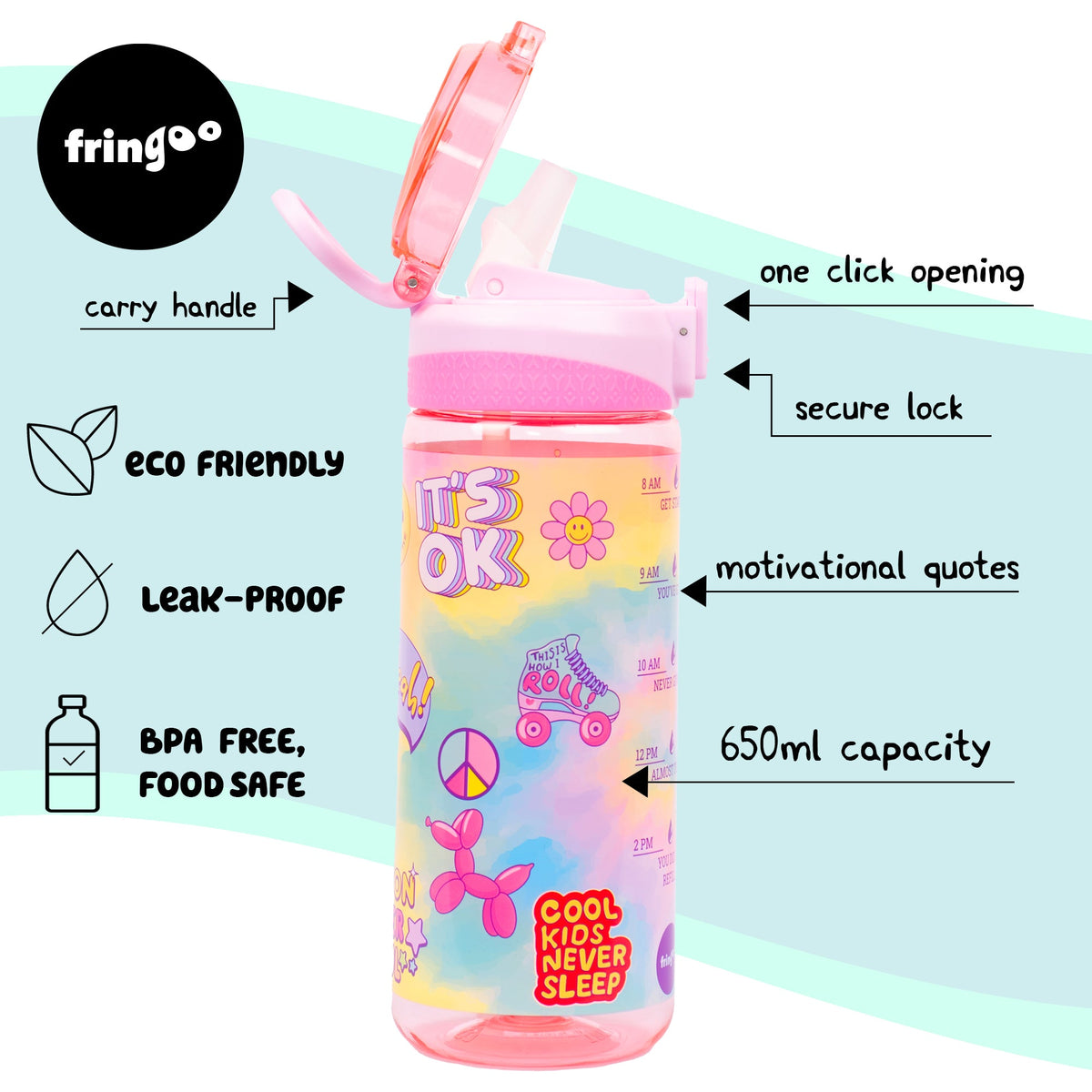 Gourde – Straw Bottle – Tie Dye