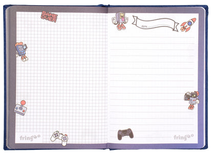 Personalized Notebook - Neon Gamer