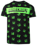 T-shirt Minecraft – Creeper T-shirt – noir