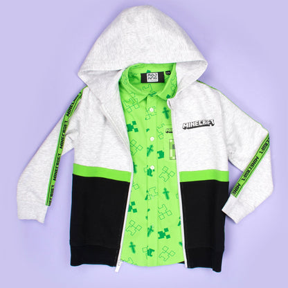 Minecraft Short Sleeve vert Shirt